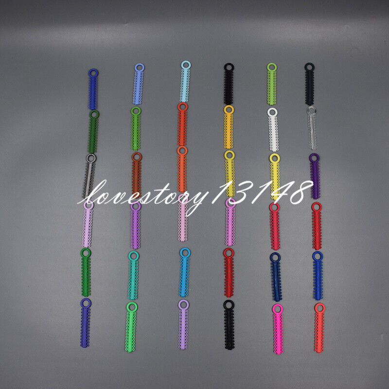 1040Pcs Dental Orthodontic Elastic Braces Rubber Ligature Tie 37 Color to Choose