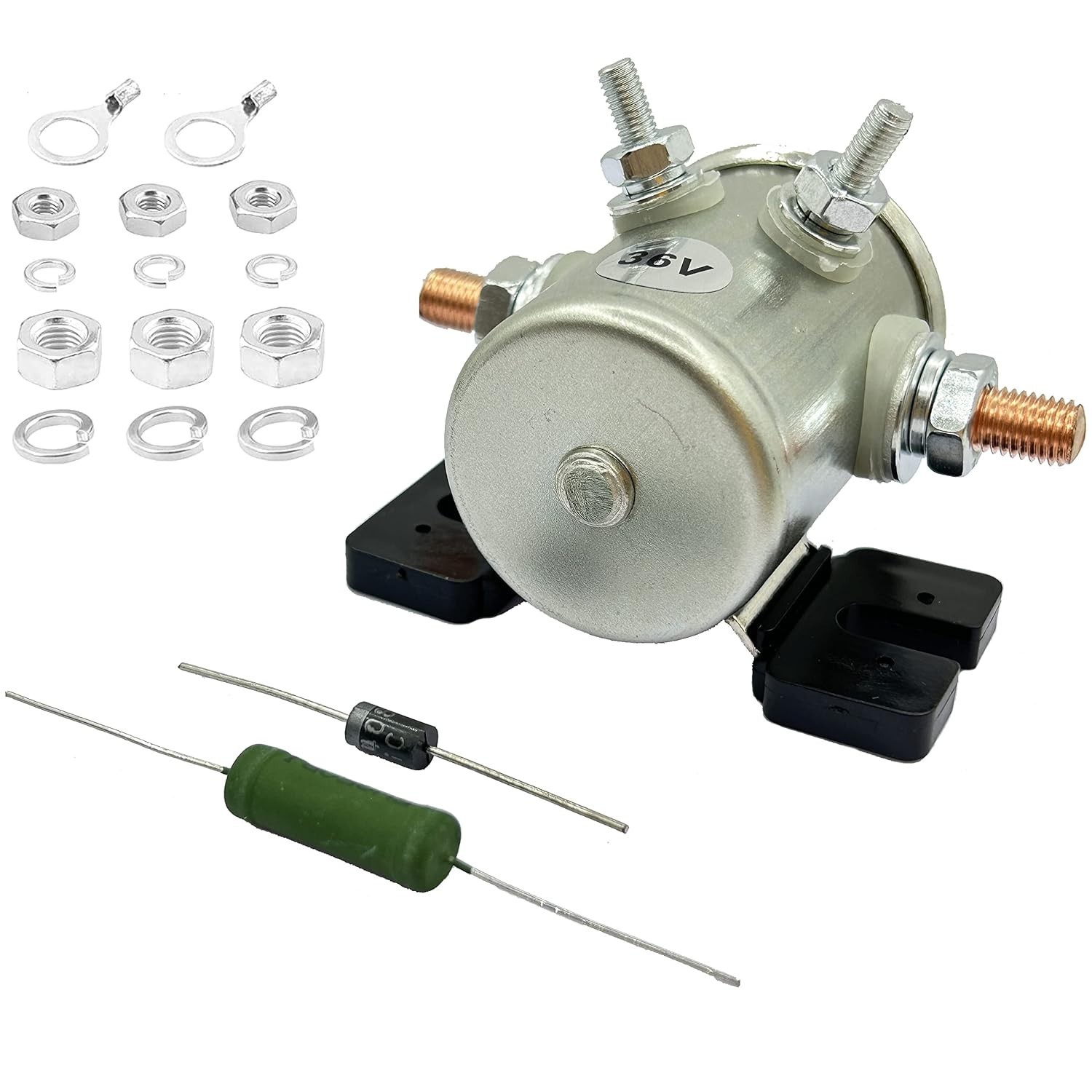 36V EZGO Solenoid EZGO Golf Cart Solenoid 36 Volt, 70 Series Continuous Duty Sol