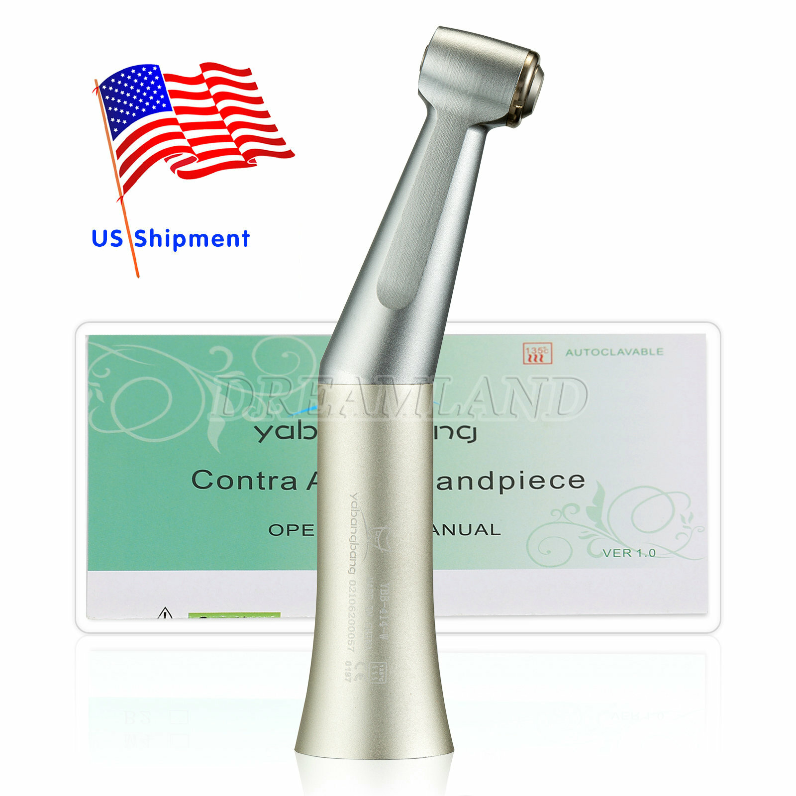 FX /YAD Dental Low Slow Speed Handpiece Contra Angle Push Button