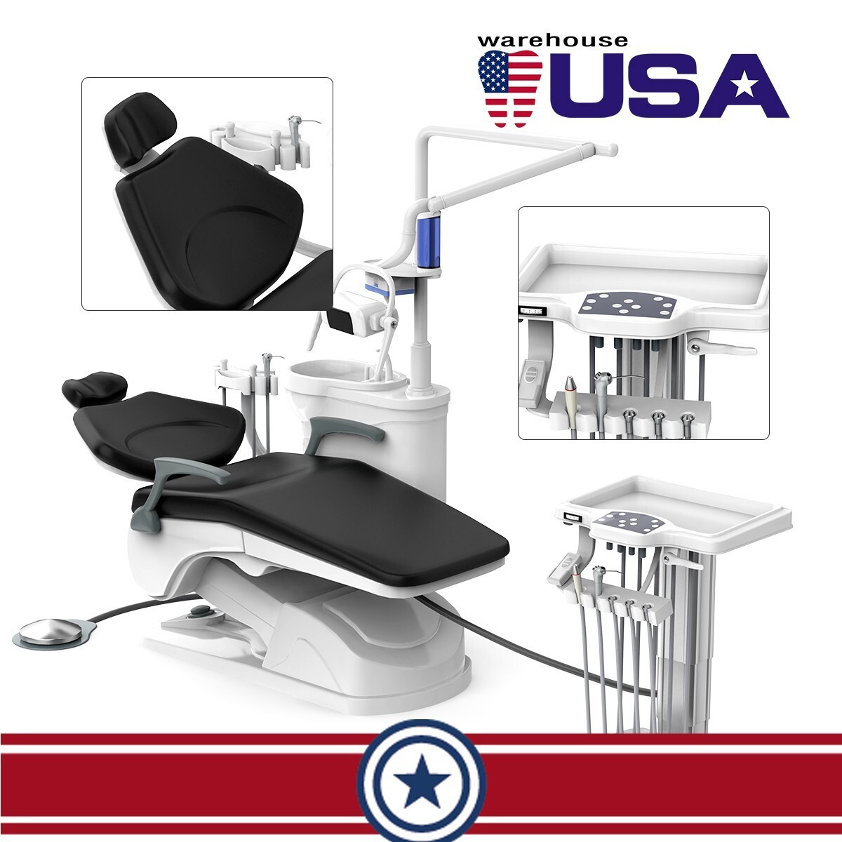 Unidad de silla dental Control de computadora /Unidad de entrega móvil Cart