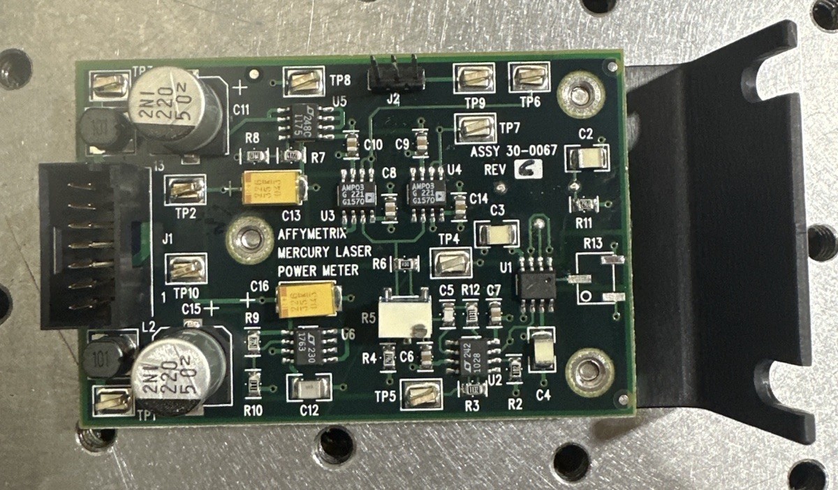 Affymetrix Mercury Laser Power Meter ASSY 30-0067 GeneChip Scanner 3000 Detector