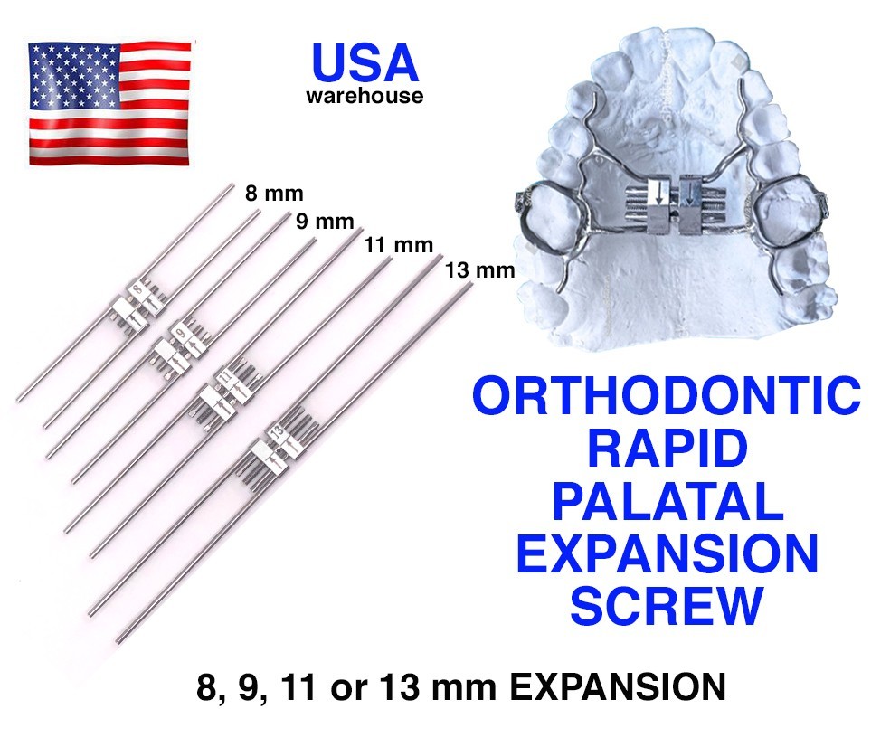 Palatal Split Hyrax Expander Dental Ortho Rapid Maxillary Expansion Screw – USA