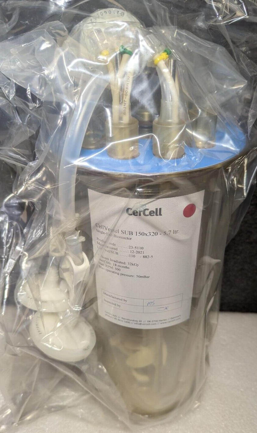 CerCell CellVessel Sub 150×320-5,7 liter Single- Use -Bioreactor 2/pack