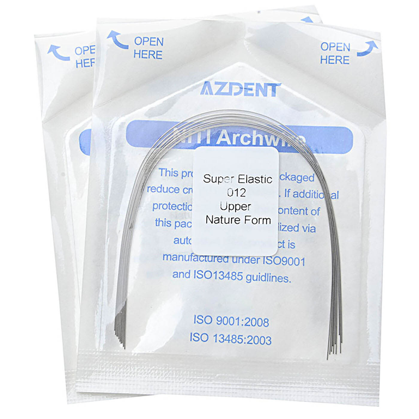 1pack AZDENT Dental Orthodontic Super Elastic Niti Arch Wires Round Natural Form