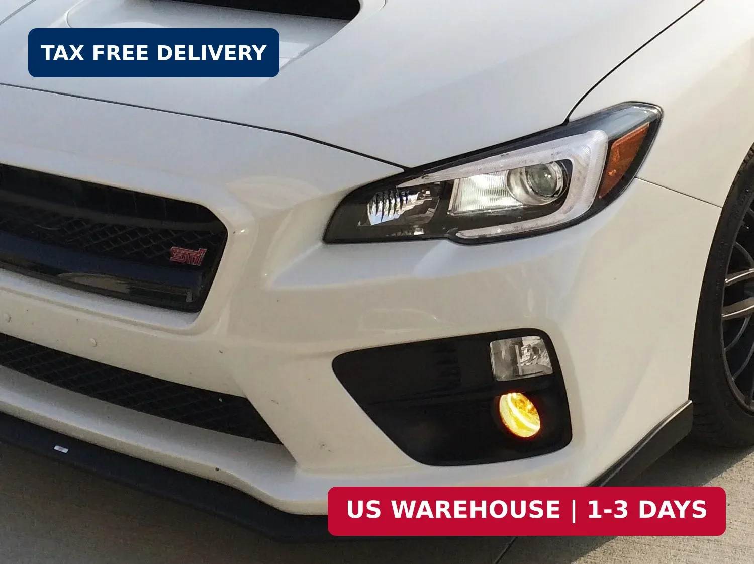 iJDMTOY Pair Selective Yellow Lens Fog Light Lamp Assemblies w/ 55W H11 Halogen