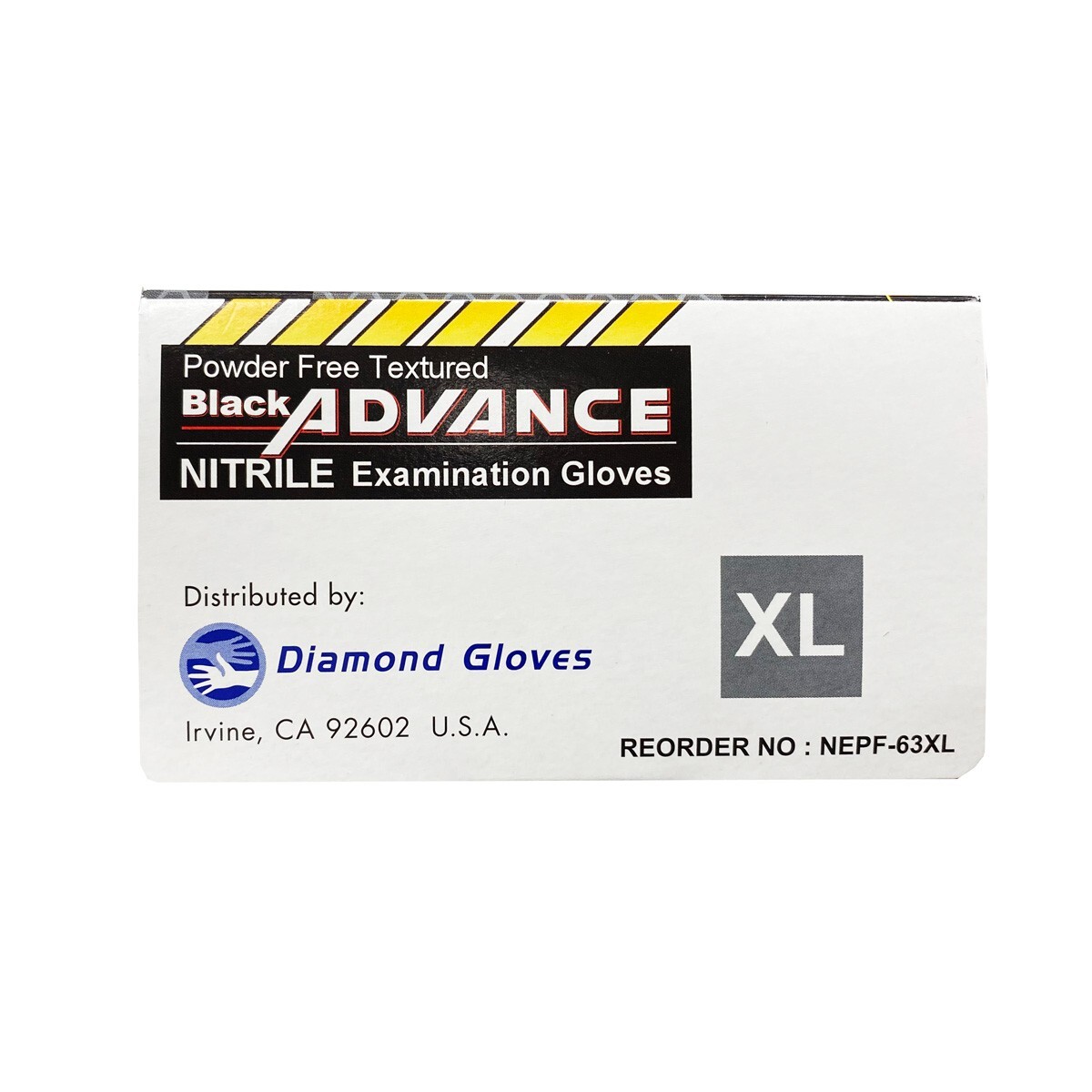 6 Mil Black Nitrile Disposable Gloves Powder Free Case 1000 PC S M L XL XXL