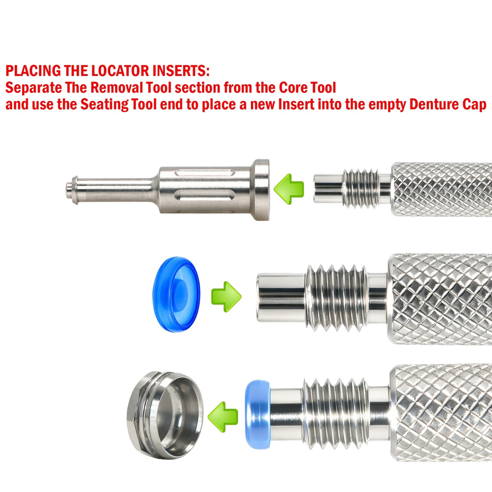 US Dental Locator Abutment for ZIMMER Screw-Vent 3.5/4.5 Platform