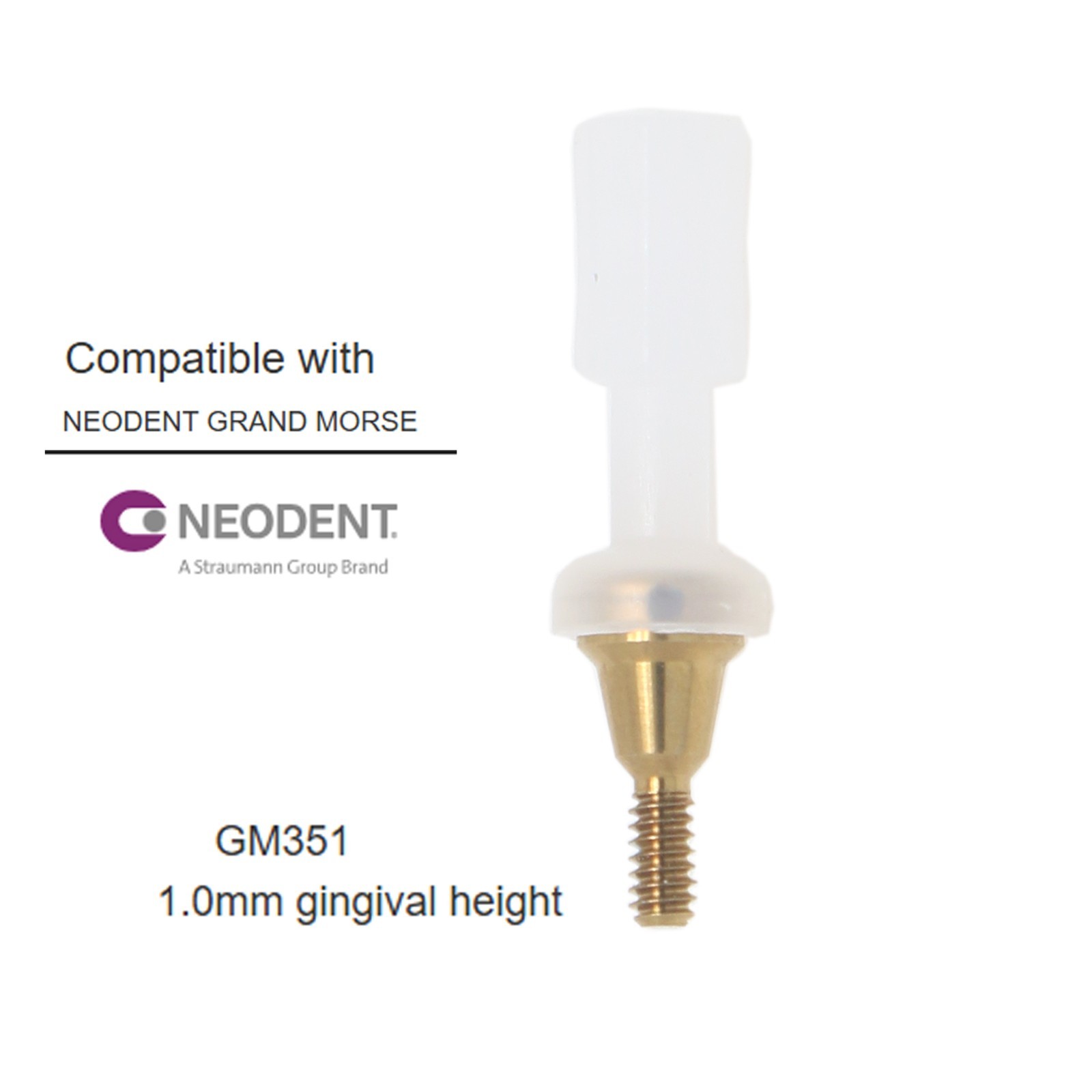 Overdenture Locator Abutment Male caps Inserts Tool for NEODENT GRAND MORSE GM