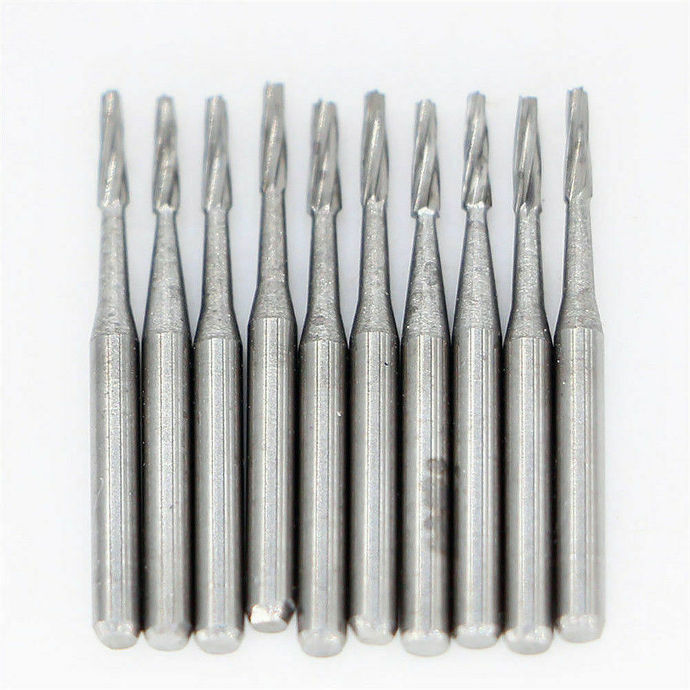 10 Pcs Dental Handpiece Carbide Burs FG 168/169/170/171/172/170L/171L To Choose