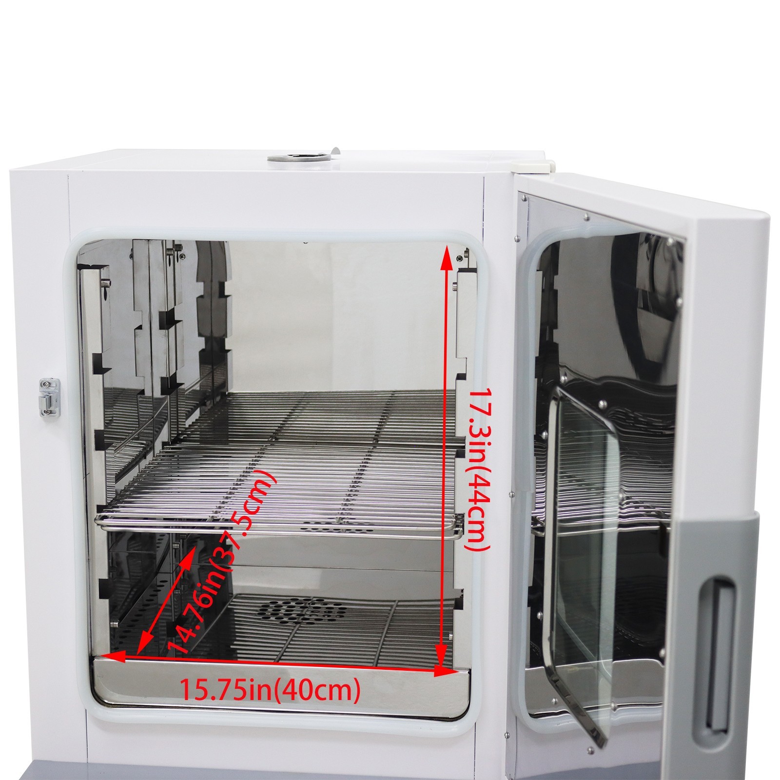 Used! 110V Lab Digital Forced Air Convection Drying Oven Baking Heat Cabinet 72L