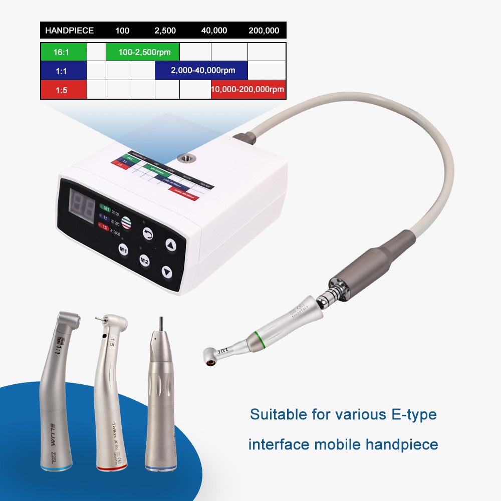 Dental Brushless Electric Micro Motor Apply to 1:1 1:5 1:4.2 16:1 Handpiece