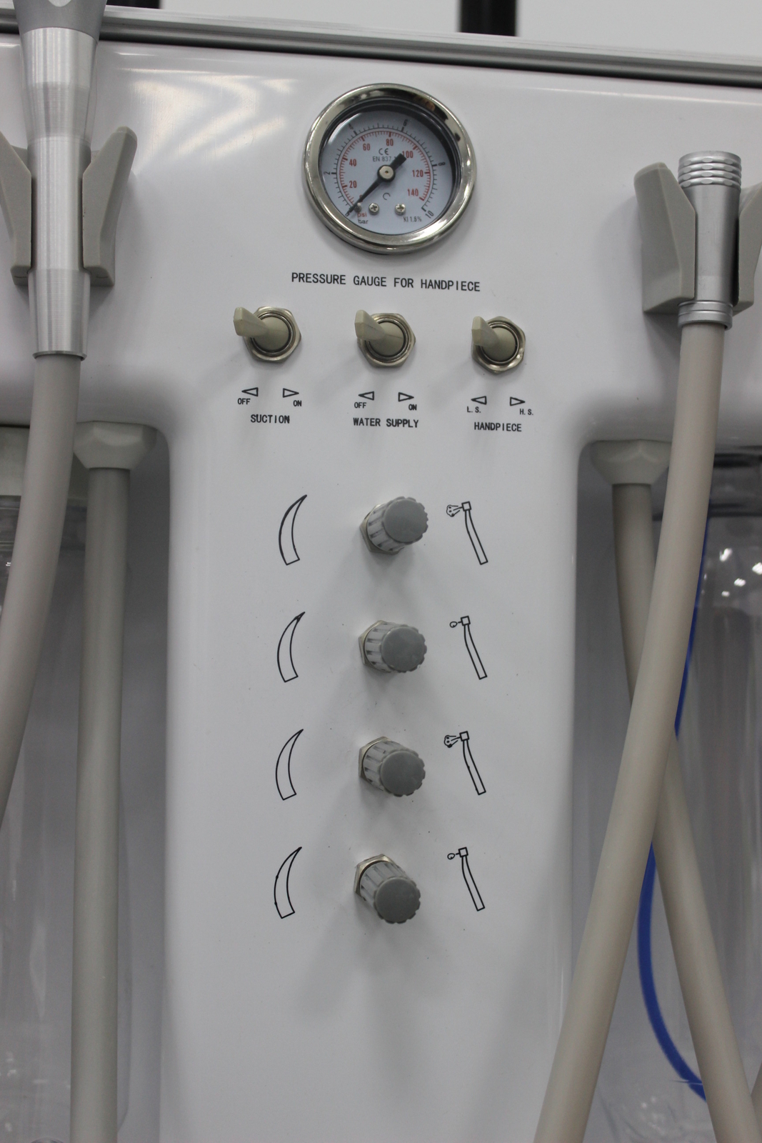 GU-P206S Dental Unit+Curing Light+Scaler +PANA MAX High/Low Speed Handpieces 2H