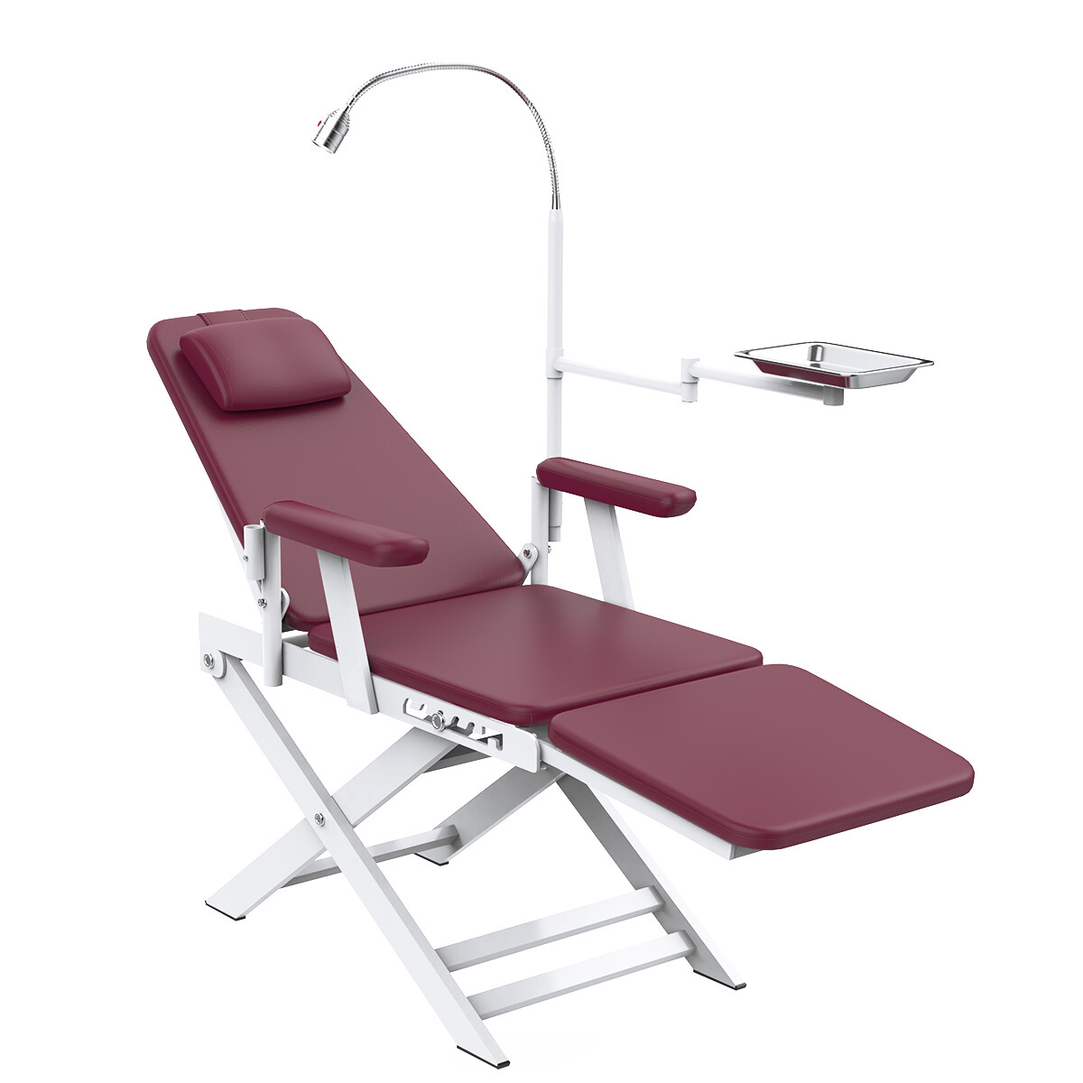 Mobile Dental Portable Delivery Unit Suction Handhold Air Compressor/ Chair