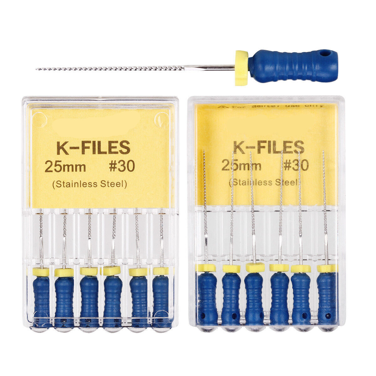 Mani Type Dental Endodontic Root Canal Endo K-files H-files 21-25-31mm Hand Use