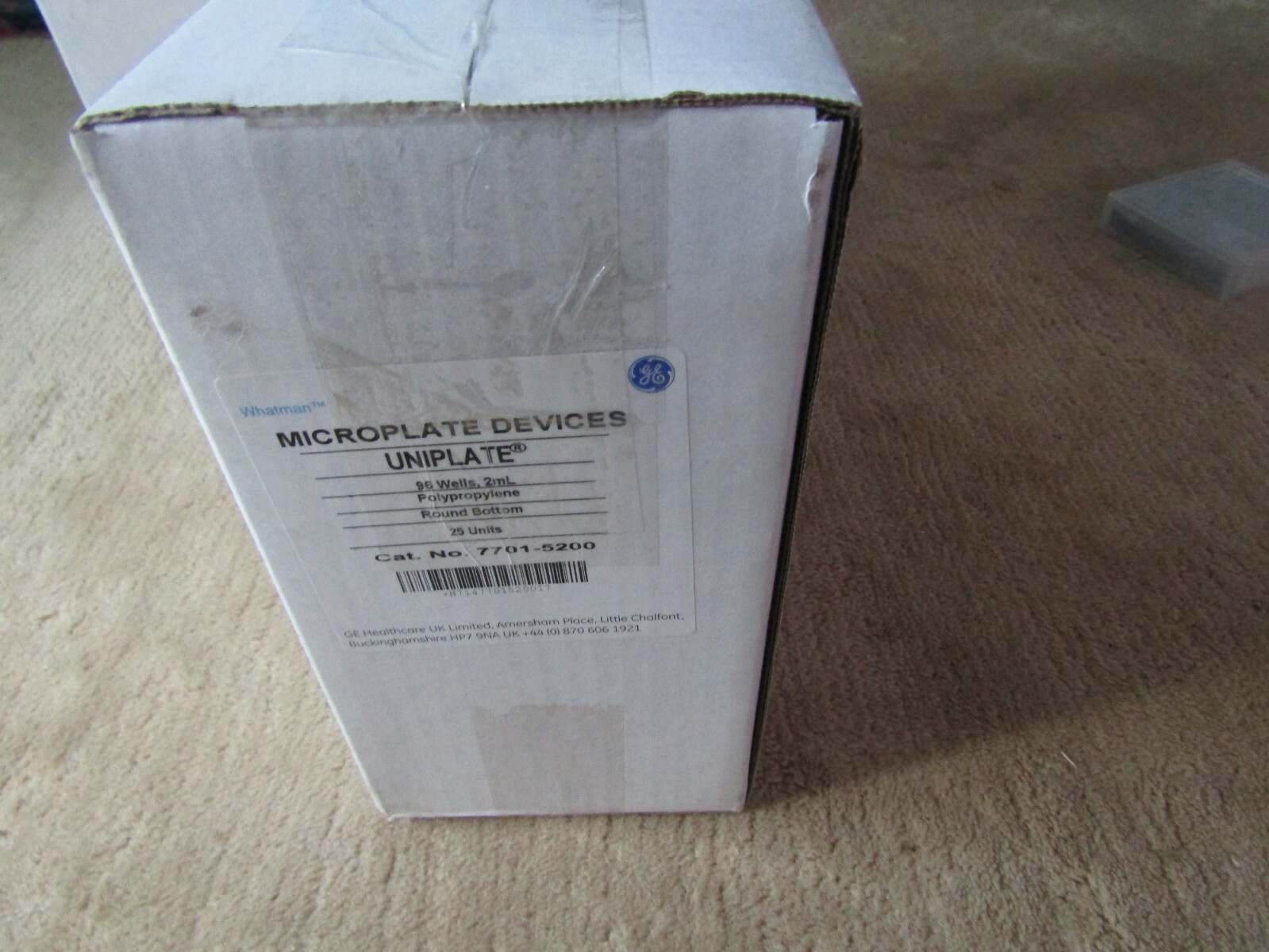 Whatman 25 units of microplate devices 96 wells, 2 ml cat #7701-5200