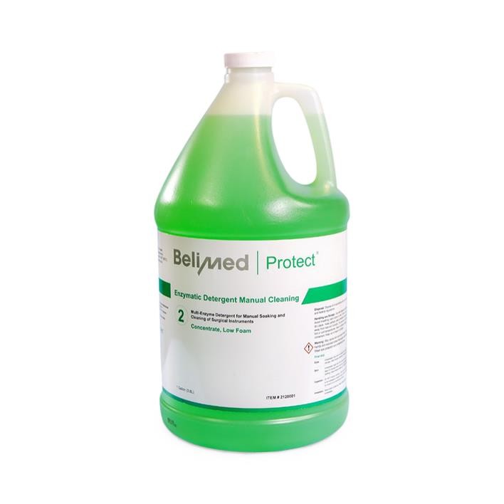 BeliMed Protect Multi-Enzyme Manual Cleaning Detergent Low Foam 1G 3.8L 1/10/26