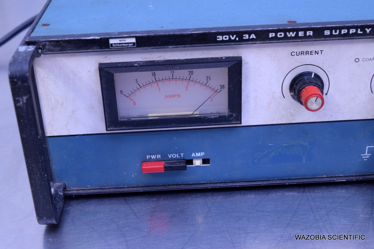 HEATH SCHLUMBERGER MODEL SP-2710 30V 3A POWER SUPPLY EIA-416