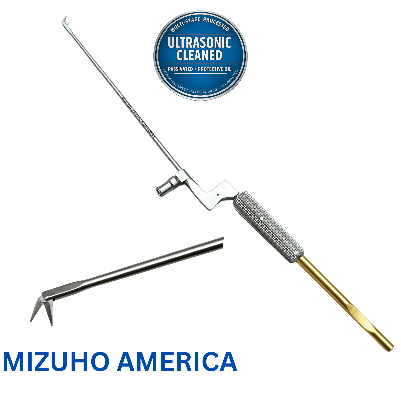 MIZUHO AMERICA 07-829-41 Micro Forceps Spring Handle 10″-Ultrasonically Cleaned