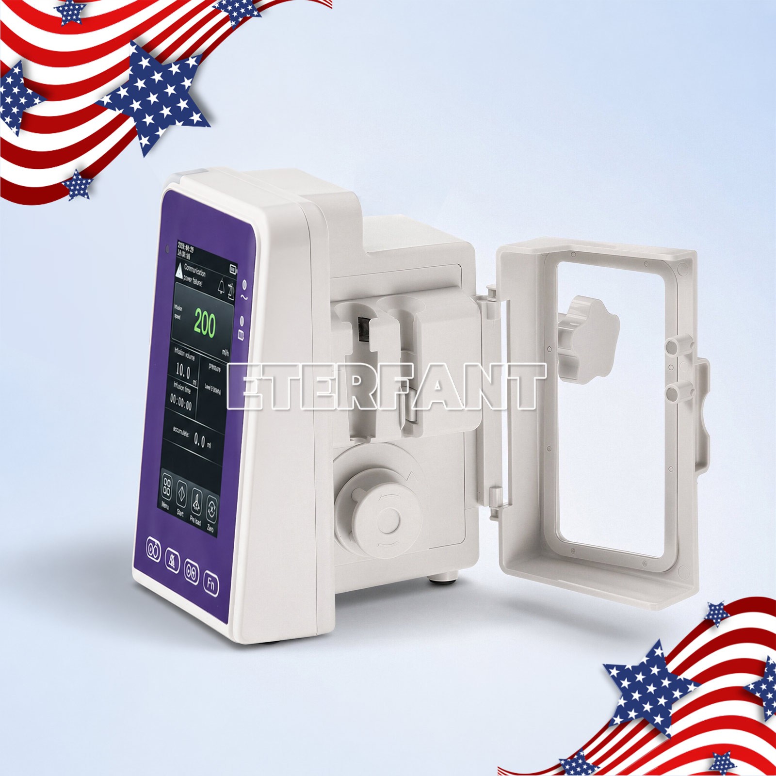 EFP-1 Touchscreen Enteral Feeding Pump with 6 Infusion Modes & IV Pole Clamp