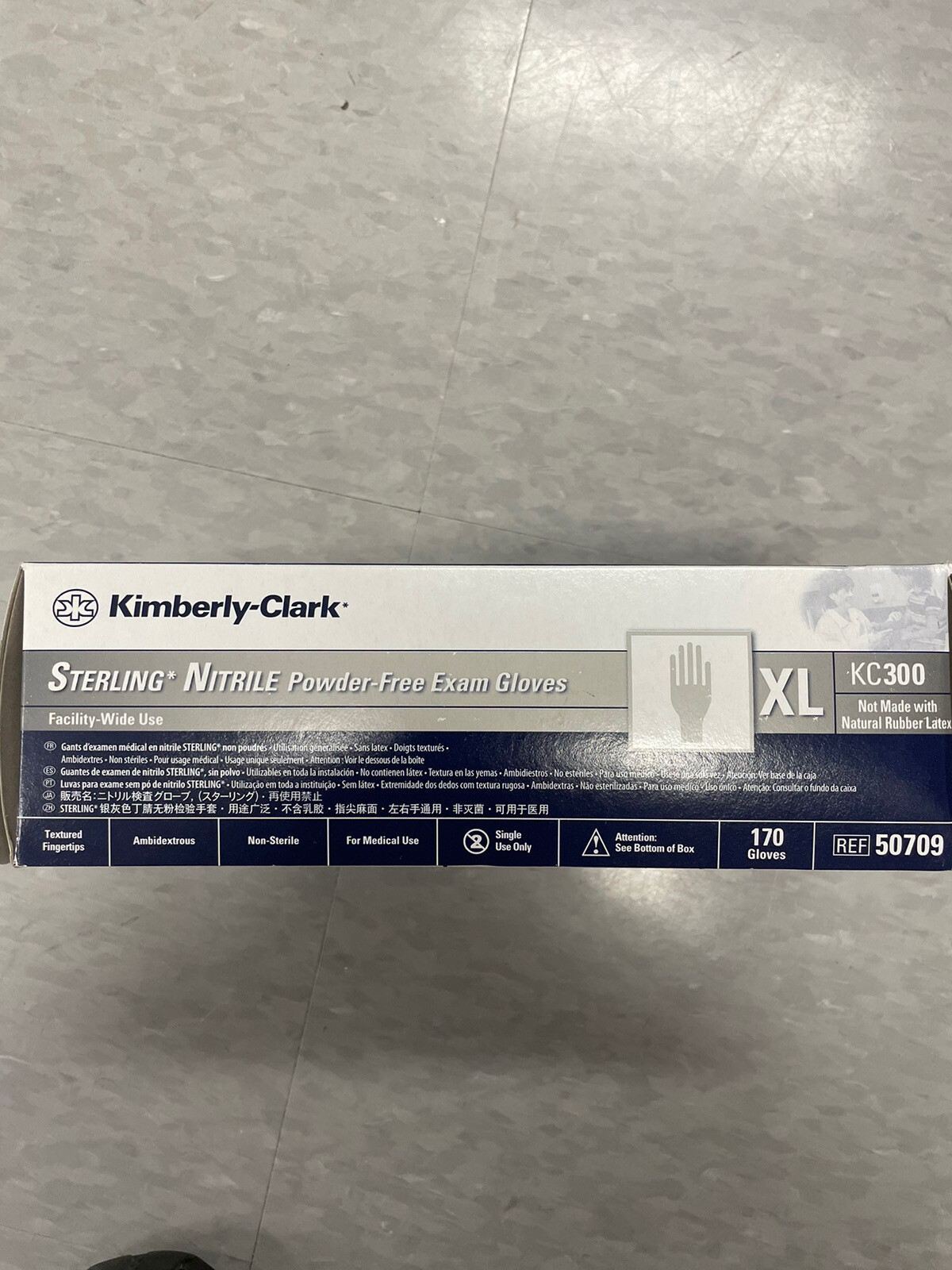 170 X-Large Nitrile Exam Gloves – Kimberly-Clark KC300 Sterling – 50708