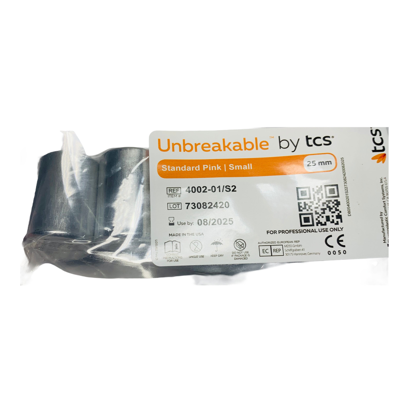 TCS Unbreakable – Dental Thermoplastic Nylon Resin – Standard Pink – All Sizes