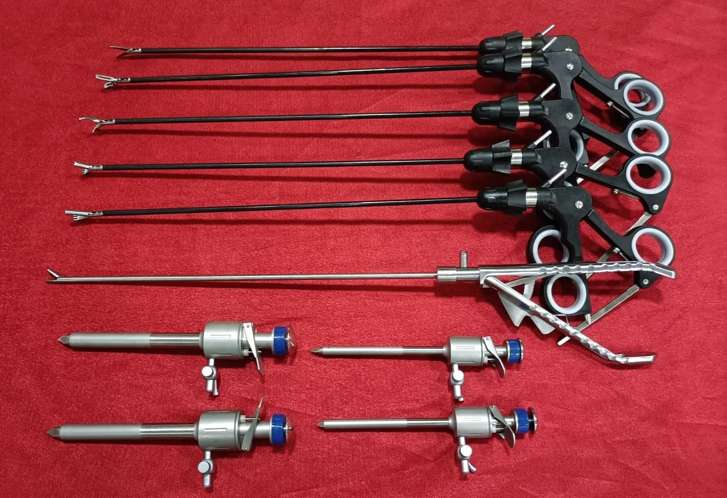 10pc-Laparoscopic Instrument Set 5mmx330mm Best Quality Reusable Instruments