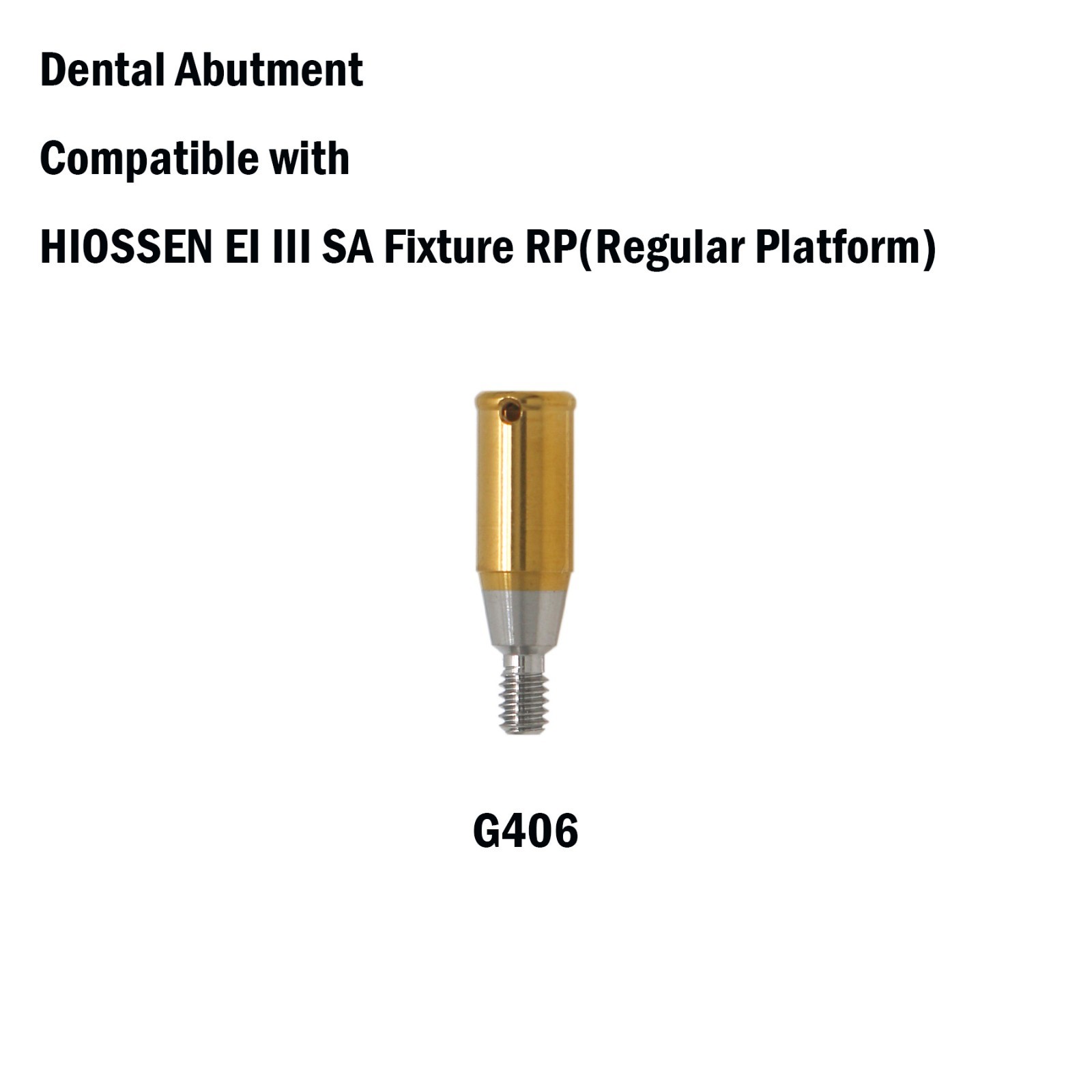 US Hiossen ET Implants Overdenture Regular Locator Abutment & Male Cap Inserts