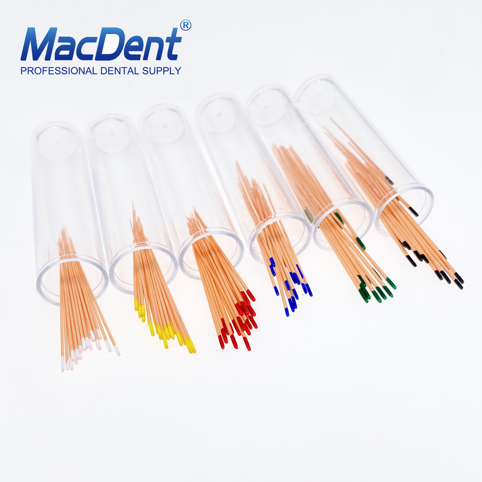 60/120pcs Dental Gutta Percha Points Full Taper 0.02/0.04/0.06 Size 15-40 45-80