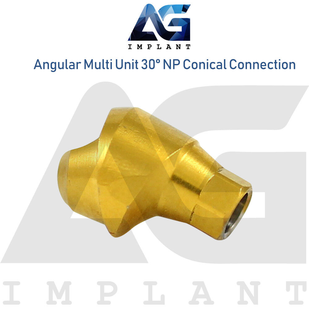 10 Angular Multi Unit Abutment 30° Conical Connection NP Plastic Set