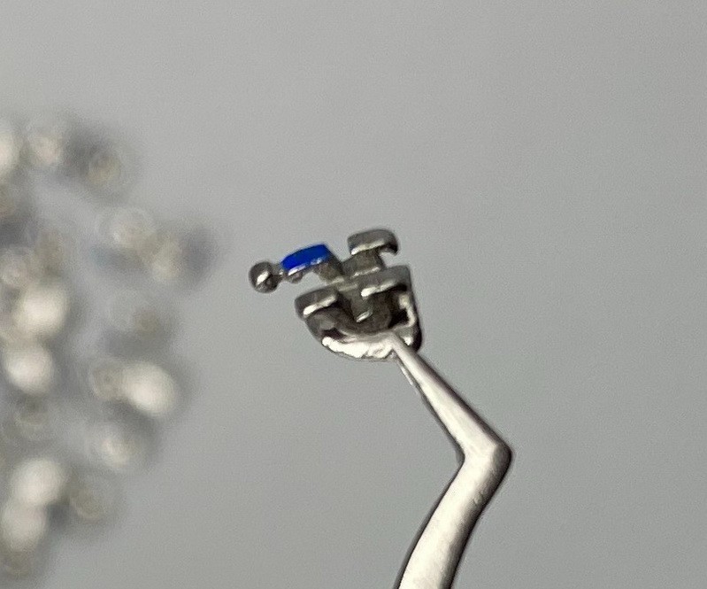 Dental Orthodontic Bracket Braces In Bulk Mini Roth 022 Slot Hooks 345 Metal