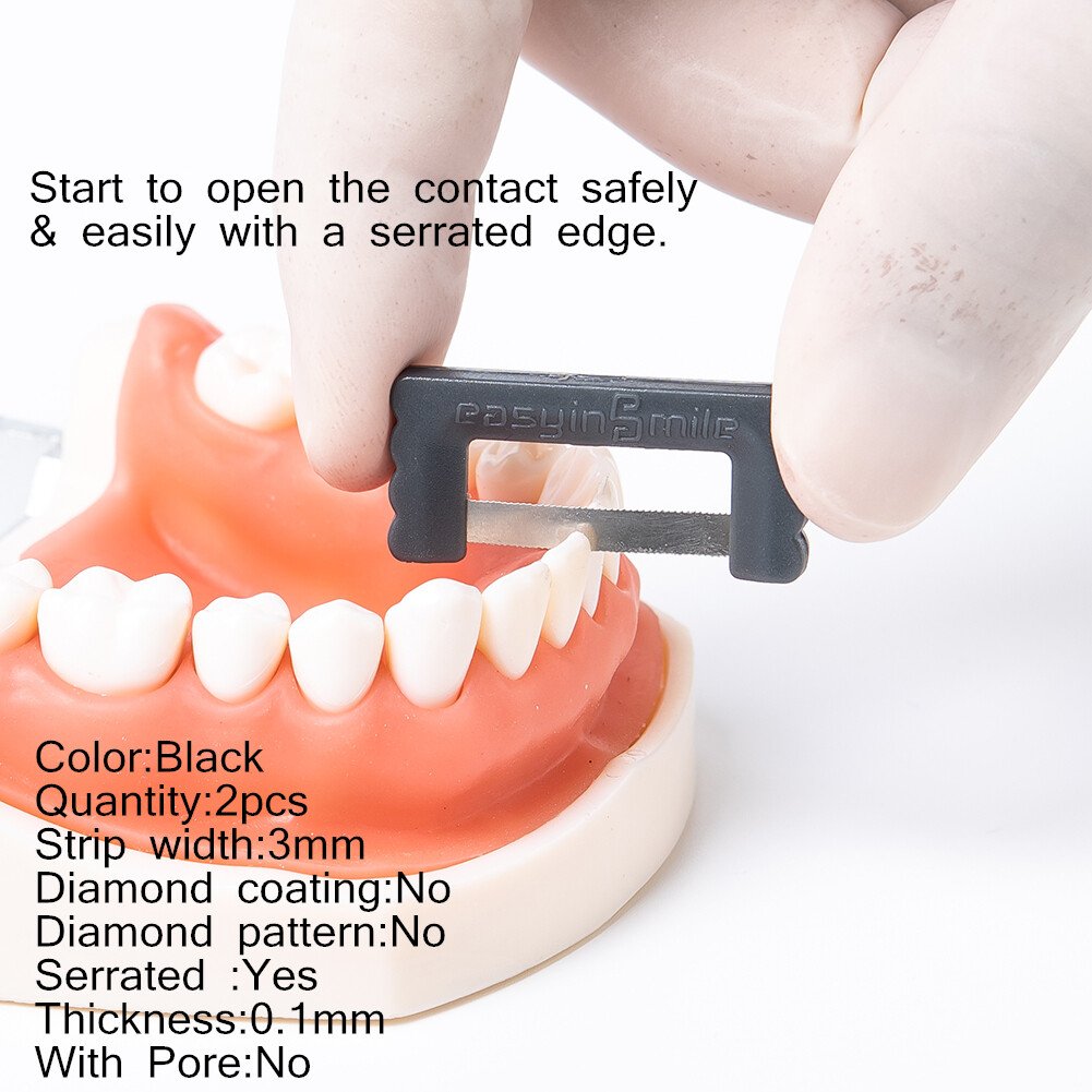 Easyinsmile Dental IPR Strip Ortho Interproximal Reduction Enamel Strip Kit 10pc