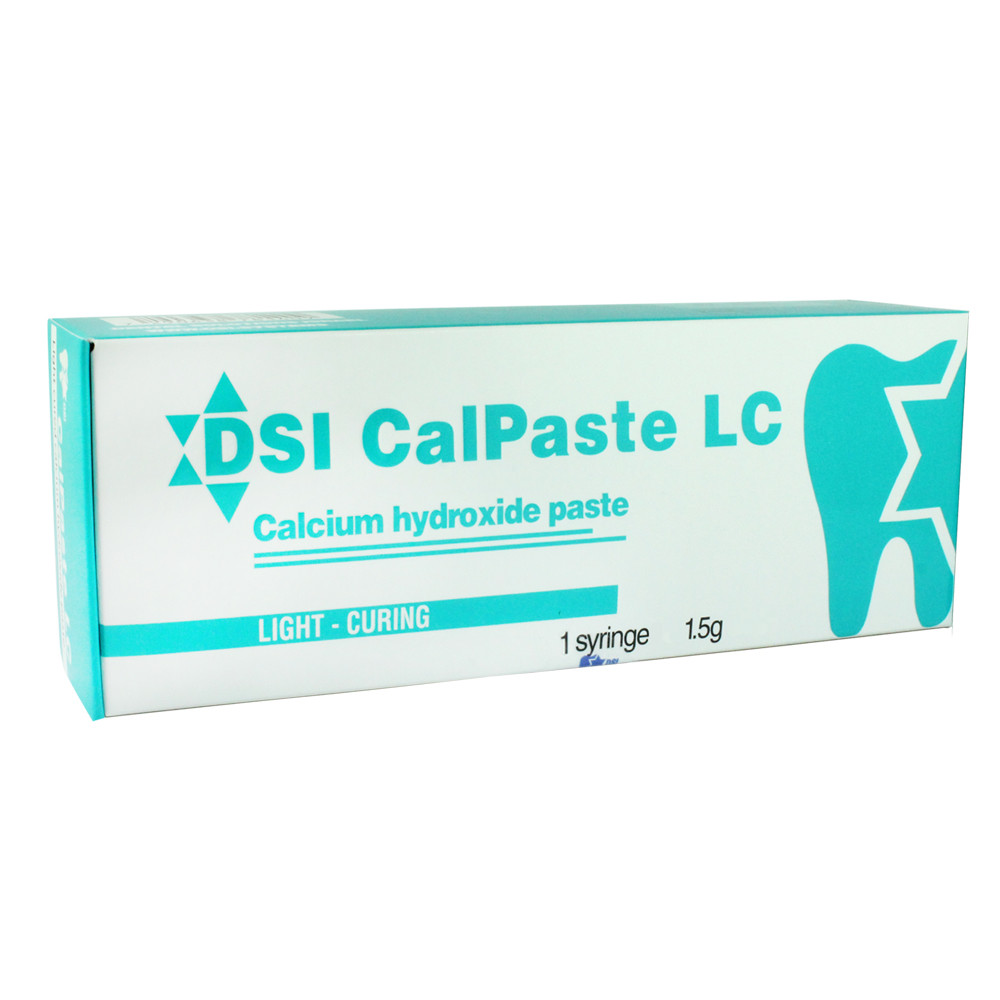 Dental CalPaste Light-Cured Radiopaque Calcium Hydroxide Paste Base Liner 1.5g