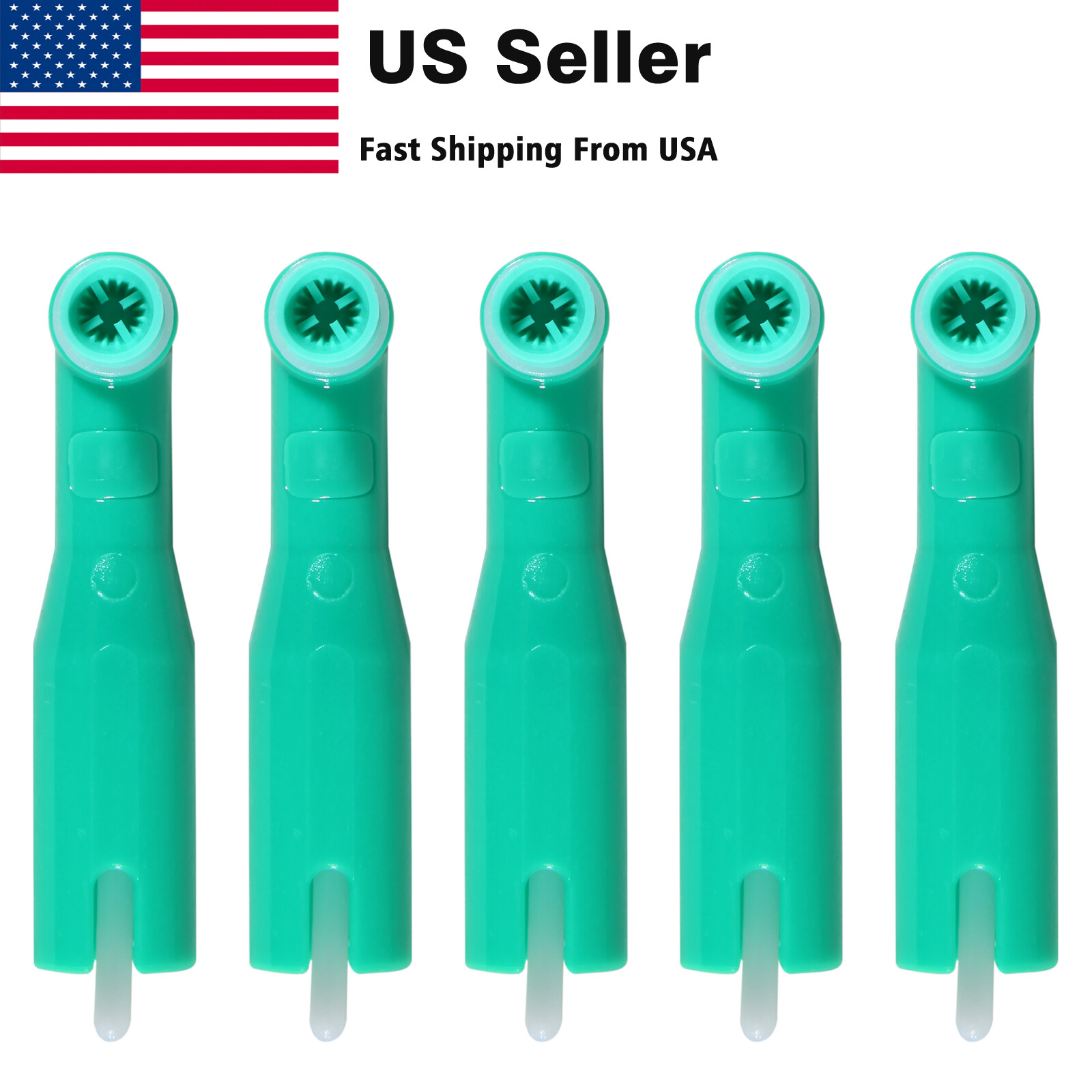 100pcs Dental Disposable Prophy Angles Soft Cup Latex Free Right Angle 90° angle