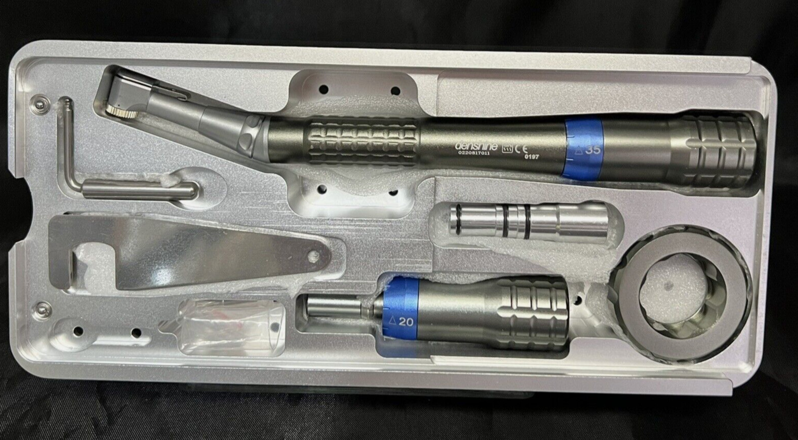 Dental Torque Wrench Handpiece Adjustable Setting+Disinfection w/ Box FDA.