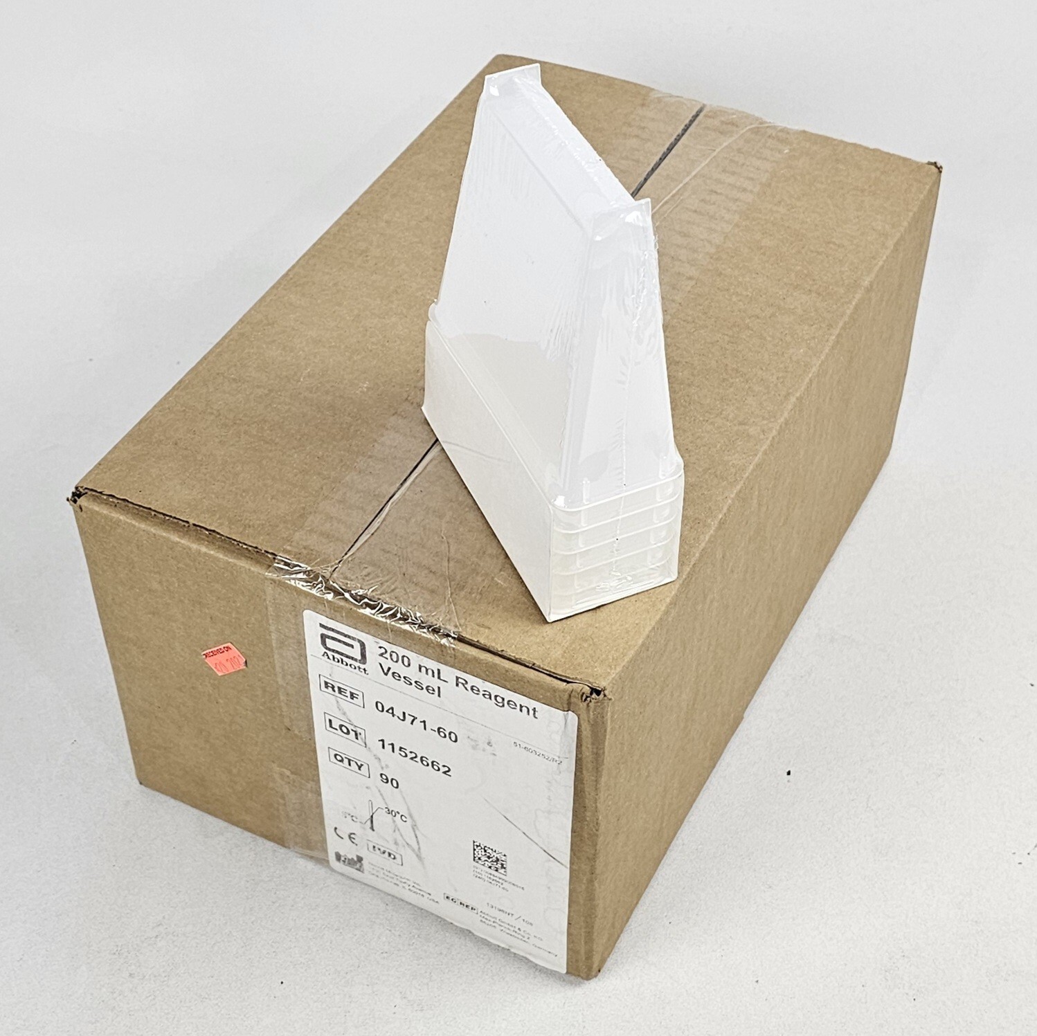 Abbott/Tecan 200ml Reagent Vessels, Case 15×6 (90), M2000, 04J7160