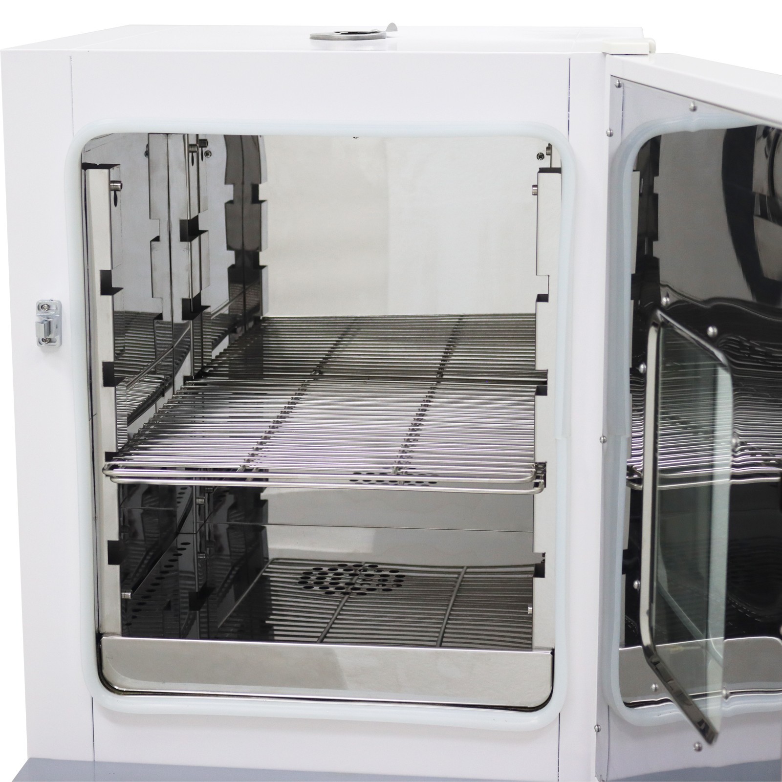 Used! 110V Lab Digital Forced Air Convection Drying Oven Baking Heat Cabinet 72L