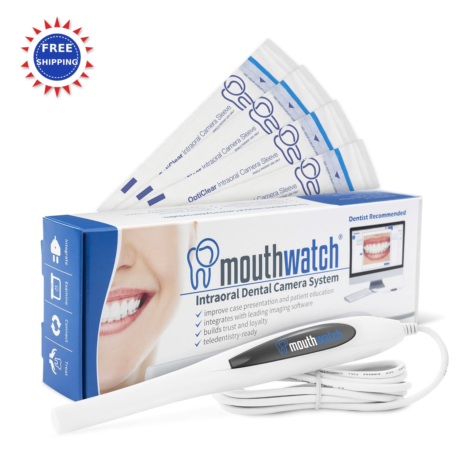 Intraoral Camera MouthWatch Crystal Clear Images Dental Lightweight 31G Easy