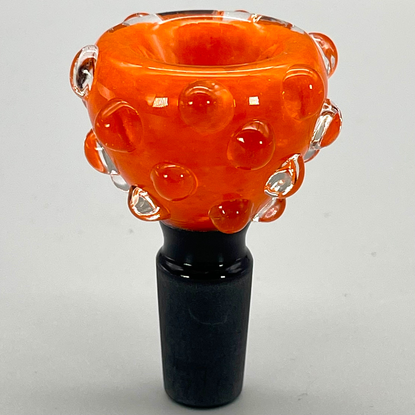Full Assorted Color Frit Encased Bubble Warts Hand Blown Glass Bowl Gog 14mm