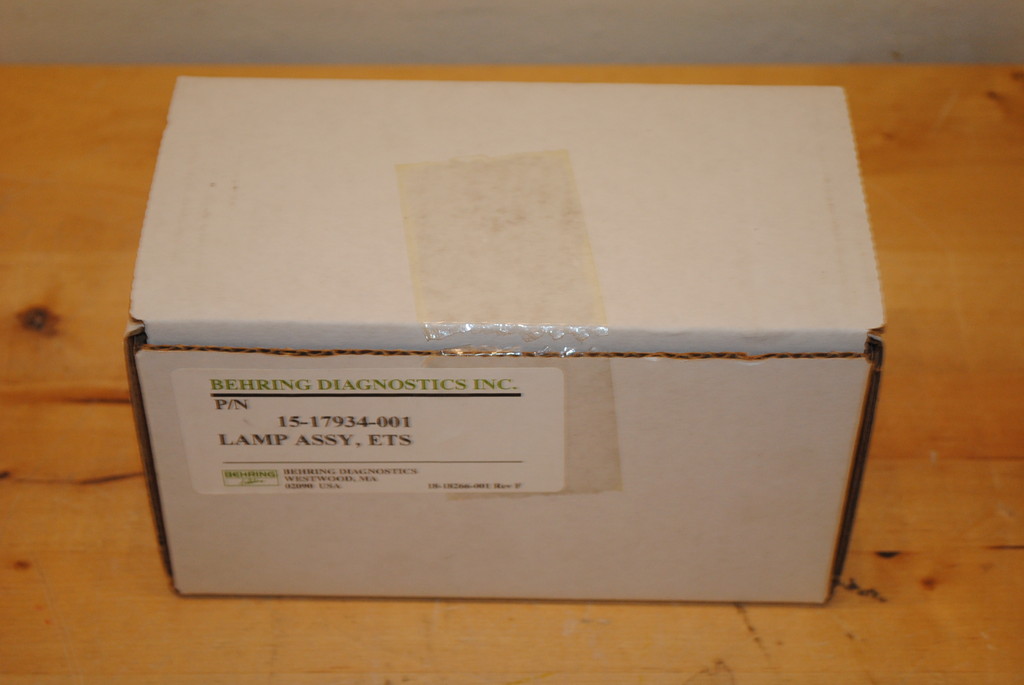 Behring Diagnostics Lamp Assy, ETS 15-17934-001 Rev. A