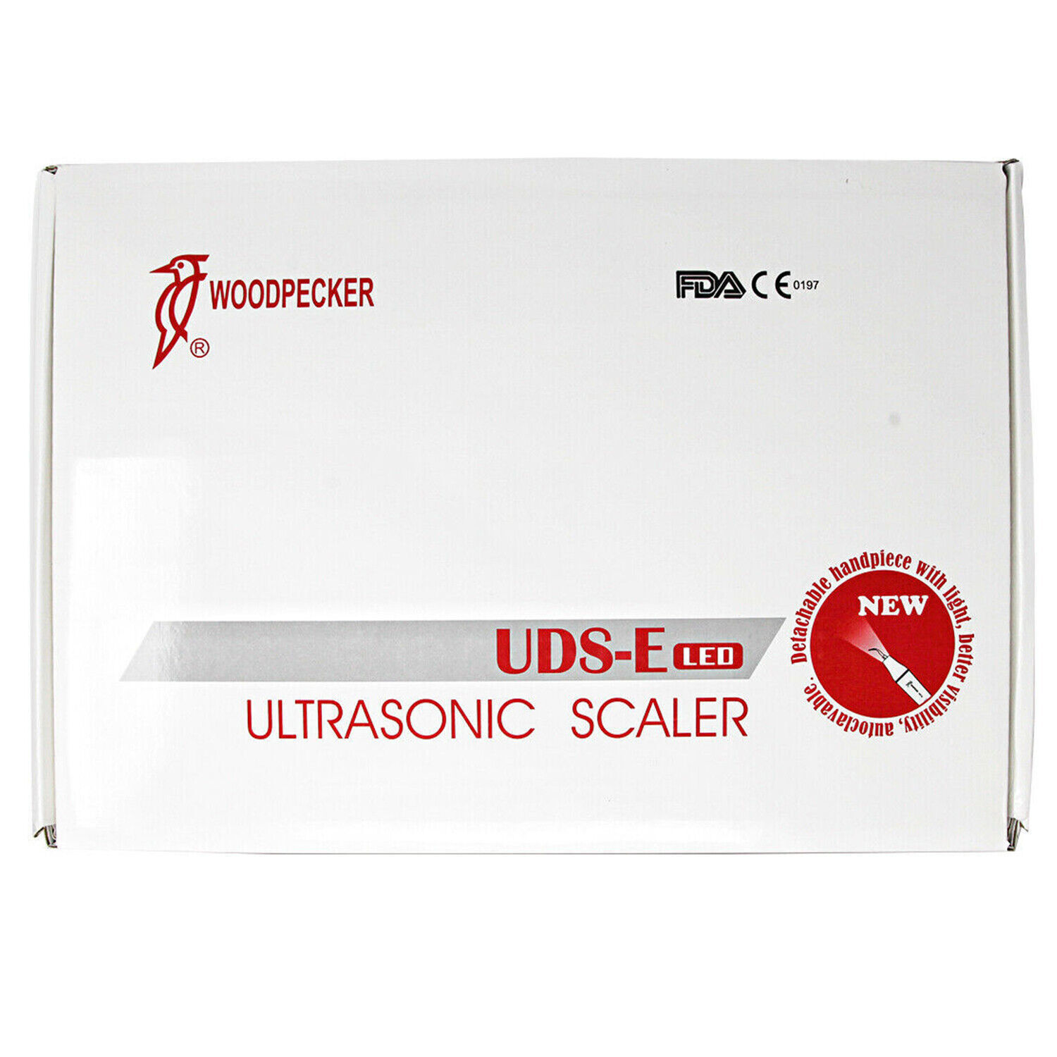 100% Original Woodpecker UDS-E LED Dental Ultrasonic Piezo Scaler Handpiece FDA