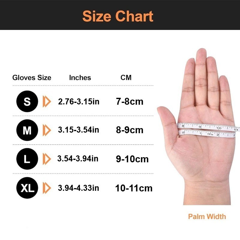 Orange Nitrile Disposable Gloves 8 Mil Raised Diamond Texture | Fast Ship