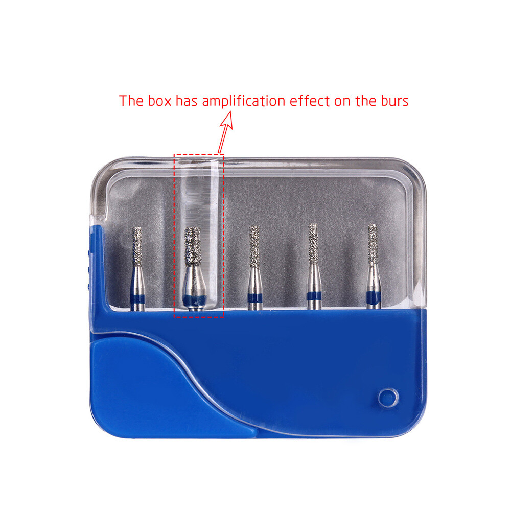 AZDENT Diamond Burs 200pcs Dental for High Speed Handpiece Medium FG 1.6MM
