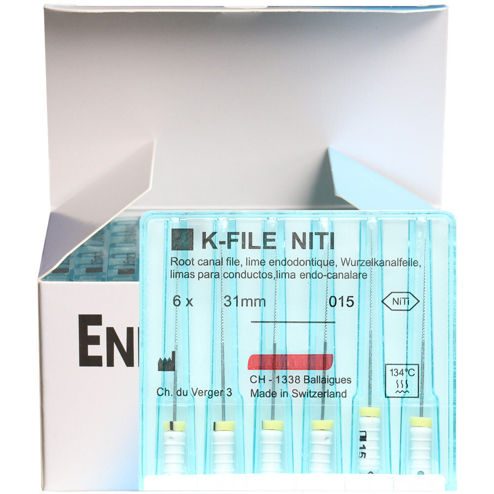Dental K-FILE NITIFLEX NiTi Flexible Endodontic ENDO Root Canal K Files 21/25mm