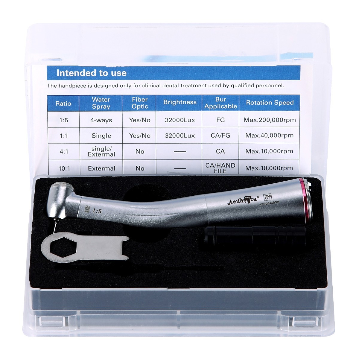 Dental Brushless LED Electric Micro Motor with Water Tank / 1:5 / 1:1 Handpiece