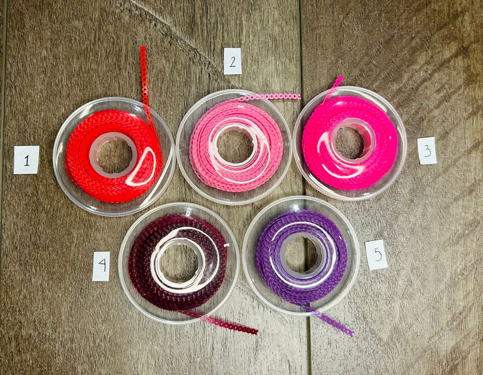 Dental Orthodontic Elastic Rubber Bands Power Chain for brackets