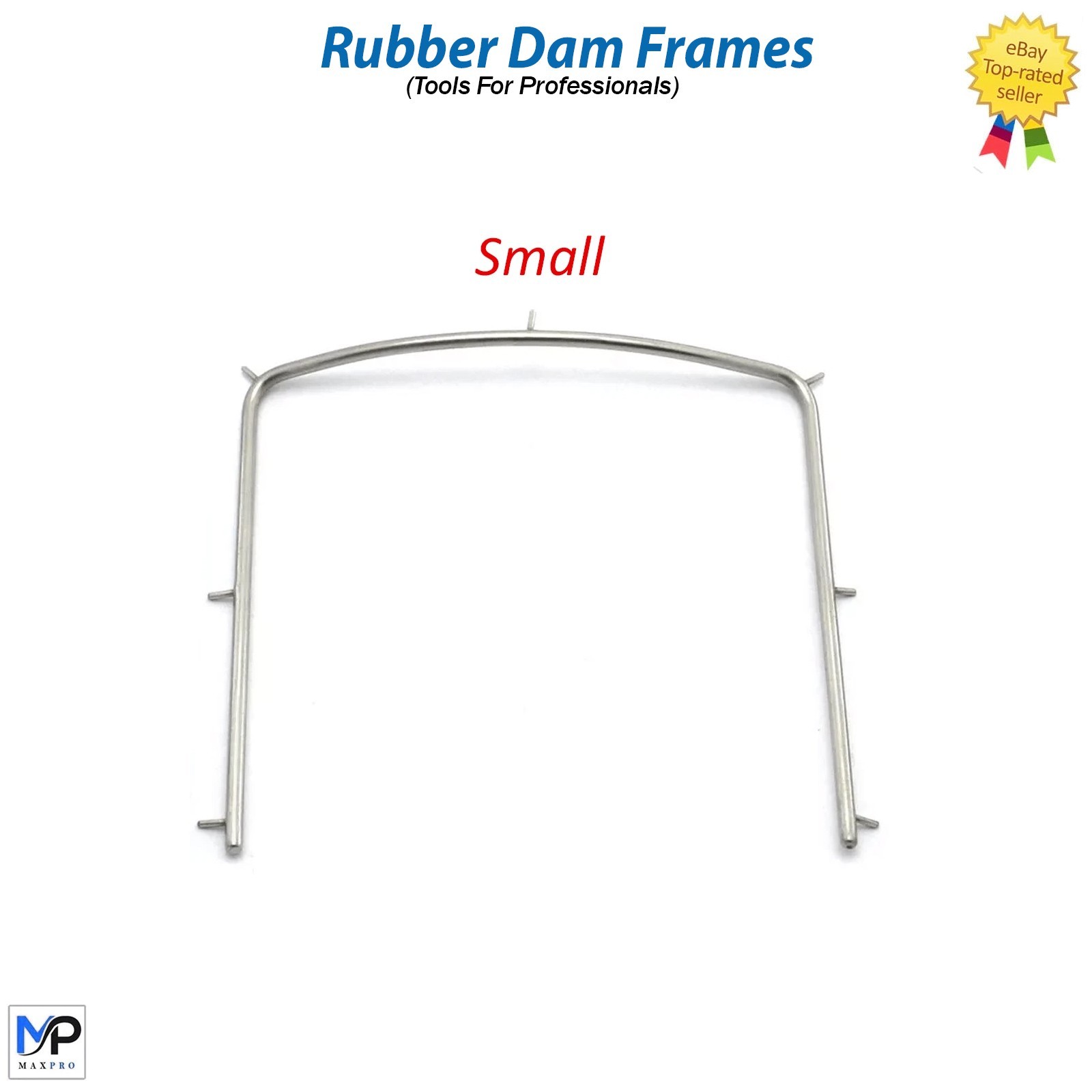Rubber Dam Frame for Framing Dental Dam, Endodontics Sizes Small, Medium, Large