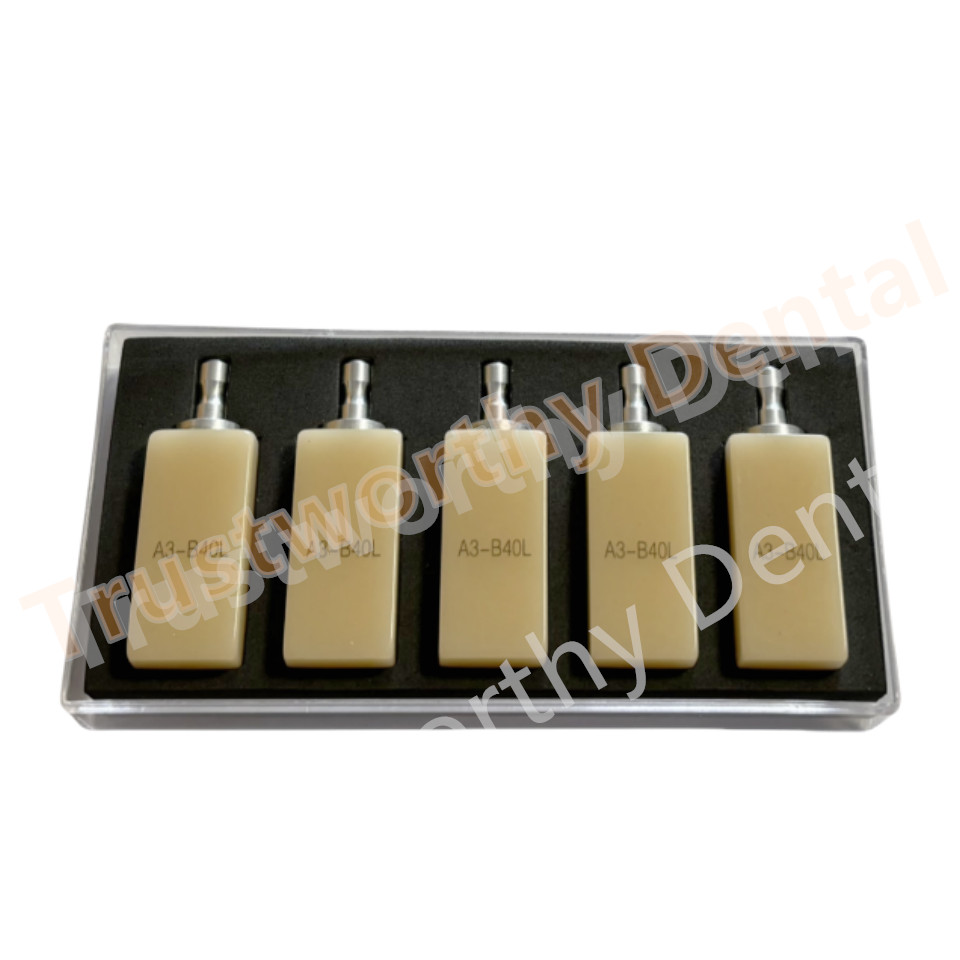Dental B40L PMMA Blocks Disk Block Cerec Bleached Blocks A1 A2 A3 BL1 Bridge