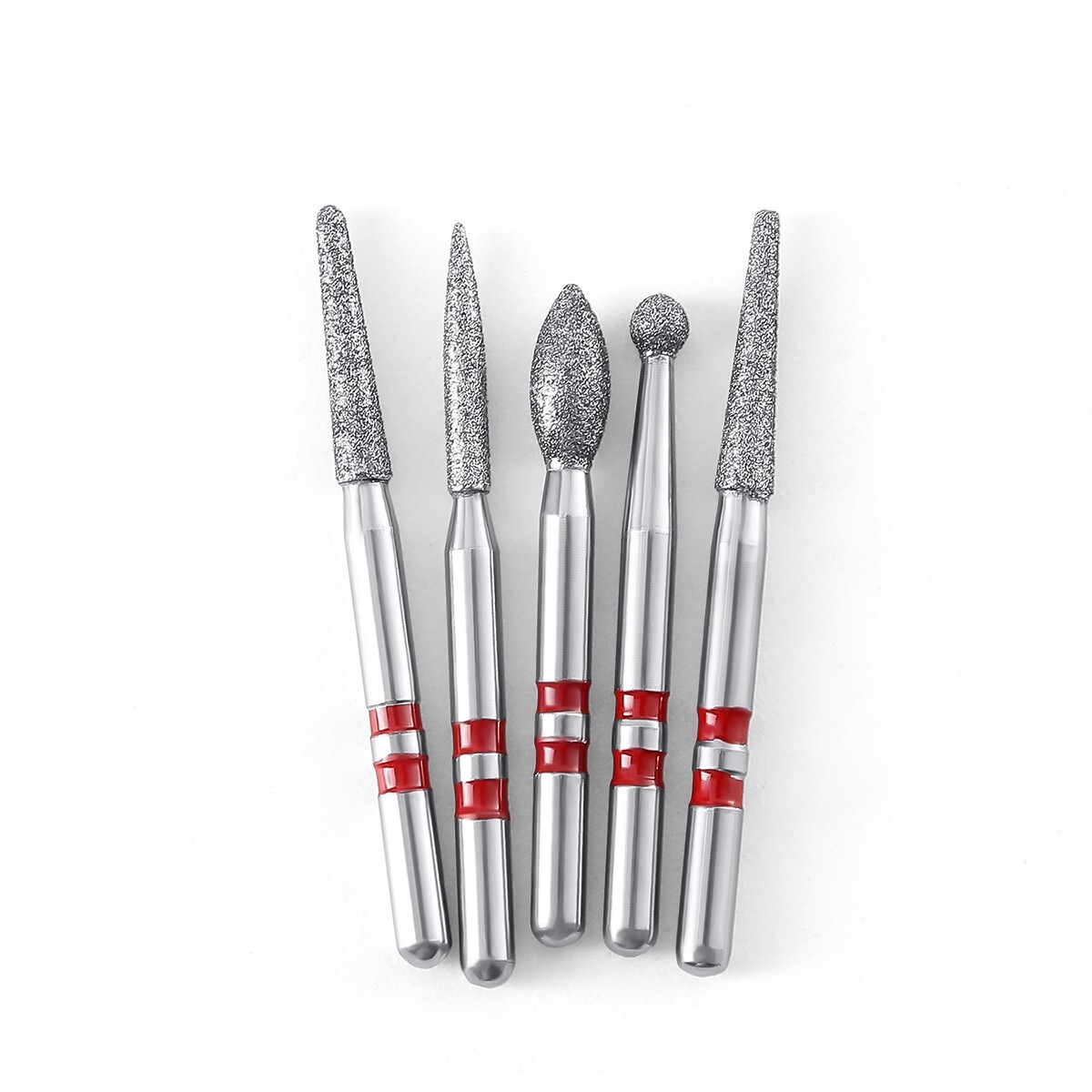AZDENT Dental Diamond Zirconia Burs Friction Grip 1.6mm for High Speed Handpiece