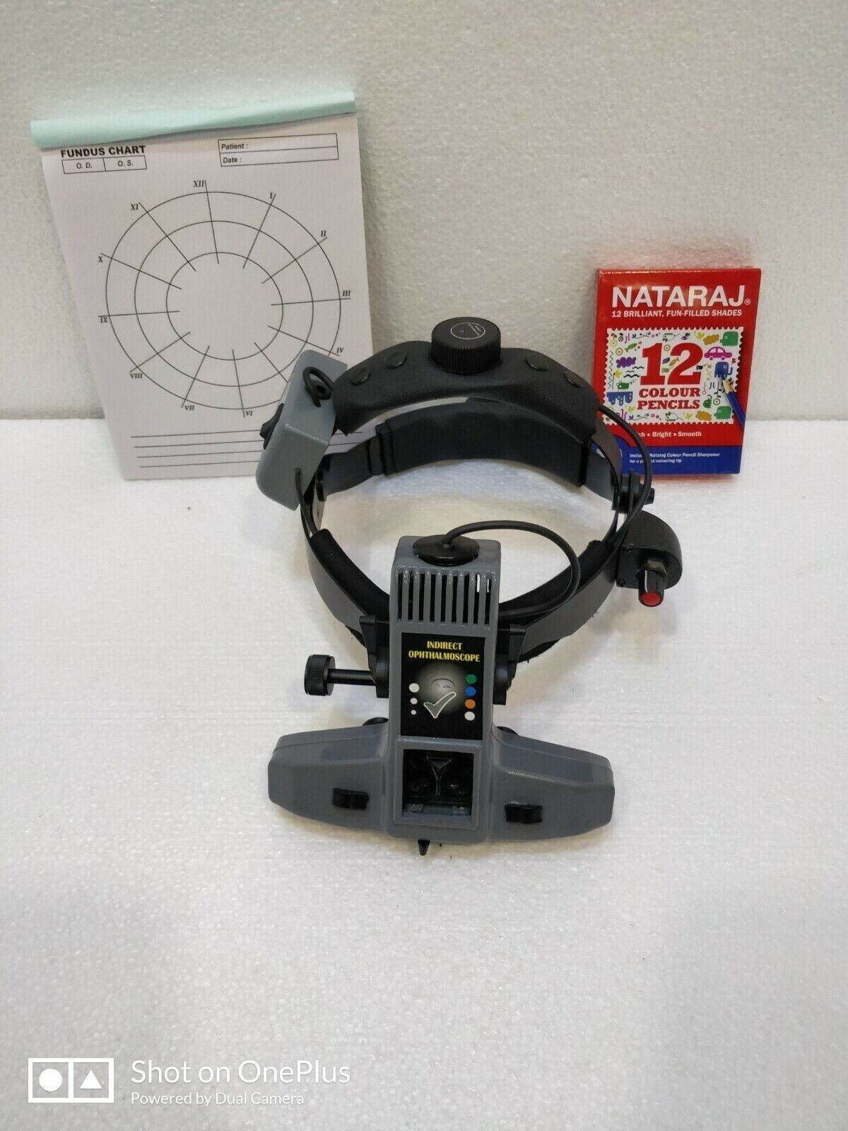 New cordless ophthalmic binocular indirect ophthalmoscope with 20d lens