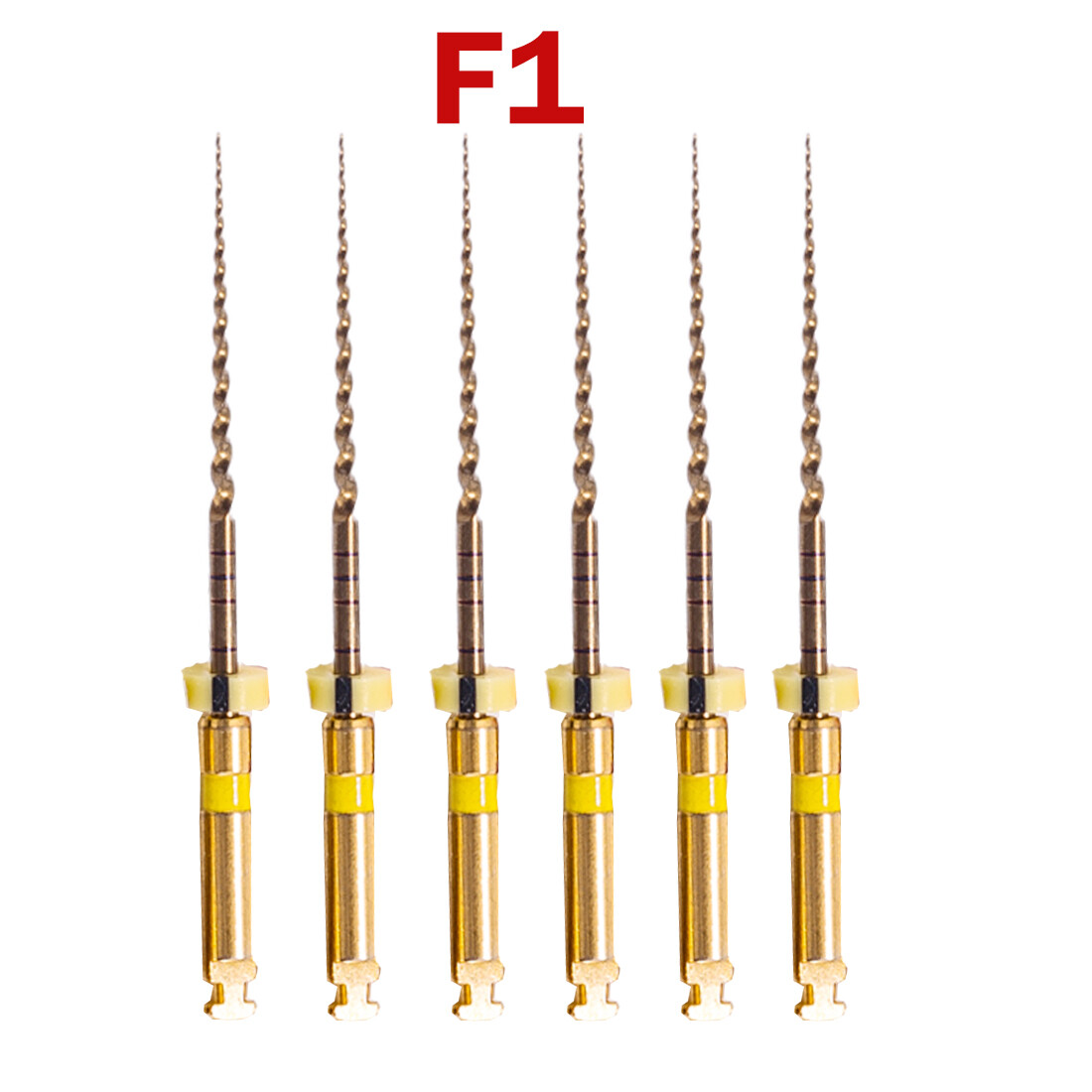 6Pcs Endodontic Dental endo files Rotary X-pro Gold root canal files 21/25/31MM